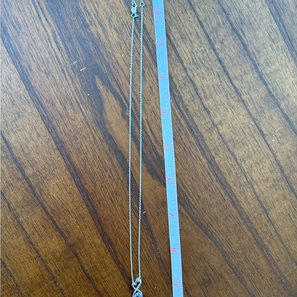 🆕 Amethyst and Heart Silver Necklace - Picture 5 of 7